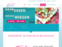 Tablet Screenshot of easylife-abnehmen.de